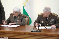 Azerbaijan and Tadjikistan signed agreement on cooperation in military sphere